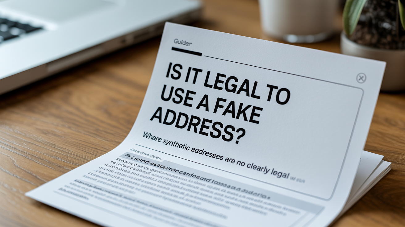 Where synthetic addresses are clearly legal