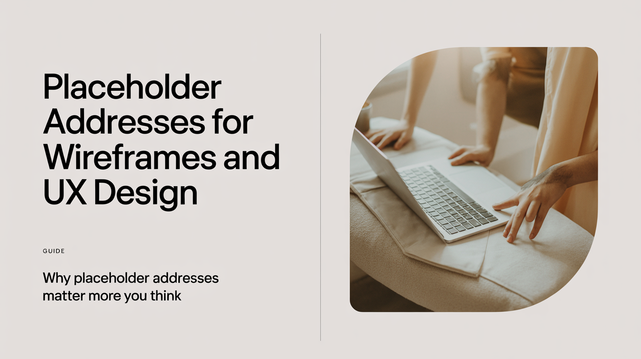 Why Placeholder Addresses Matter More Than You Think