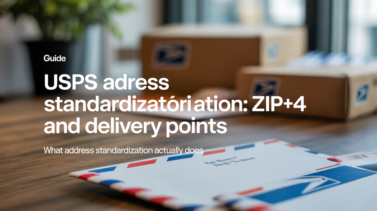What Address Standardization Actually Does